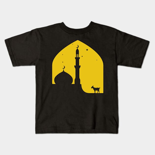 Islam Mosque Kids T-Shirt by Quotigner